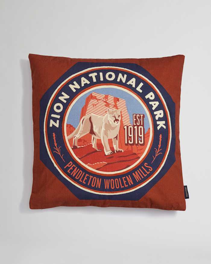 ZION NATIONAL PARK PATCH PILLOW